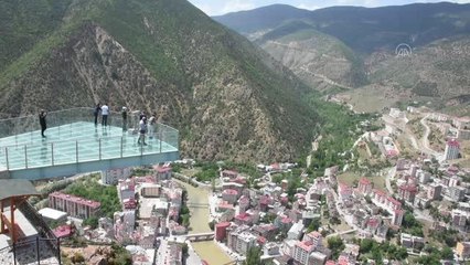 GÜMÜŞHANE - Cam seyir terasına bu yıl 200 bin ziyaretçi bekleniyor