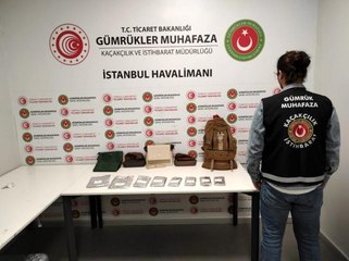 İstanbul Havalimanı'nda 13 kilo uyuşturucu ele geçirildi