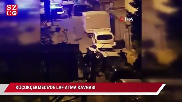 Küçükçekmece'de laf atma kavgası: 1 yaralı, 1 gözaltı