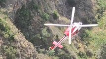 Taormina (ME) - Cade in un dirupo: invidivuato da droni e salvato con elicottero (07.06.21)