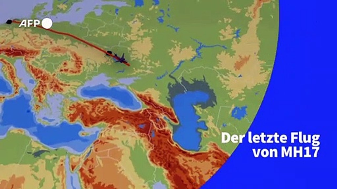 Videografik: Der letzte Flug von MH17