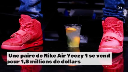 Une paire de Nike Air Yeezy 1 un se vend pour 1,8 millions de dollars