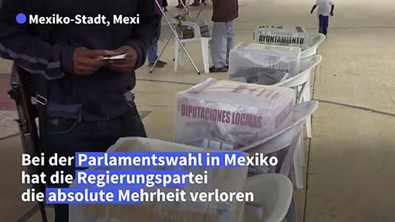 Wahlen in Mexiko: Regierungspartei verliert absolute Mehrheit