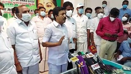 அதிமுக முன்னாள் அமைச்சர் சி.வி.சண்முகம் பேட்டி - வீடியோ