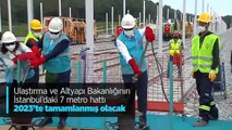 Ulaştırma ve Altyapı Bakanlığının İstanbul'daki 7 metro hattı 2023'te tamamlanmış olacak