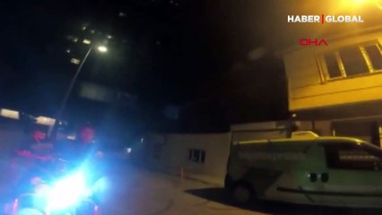 İstanbul Şişli'de sokak ortasında darp edilen kadını, motosikletli grup kurtardı