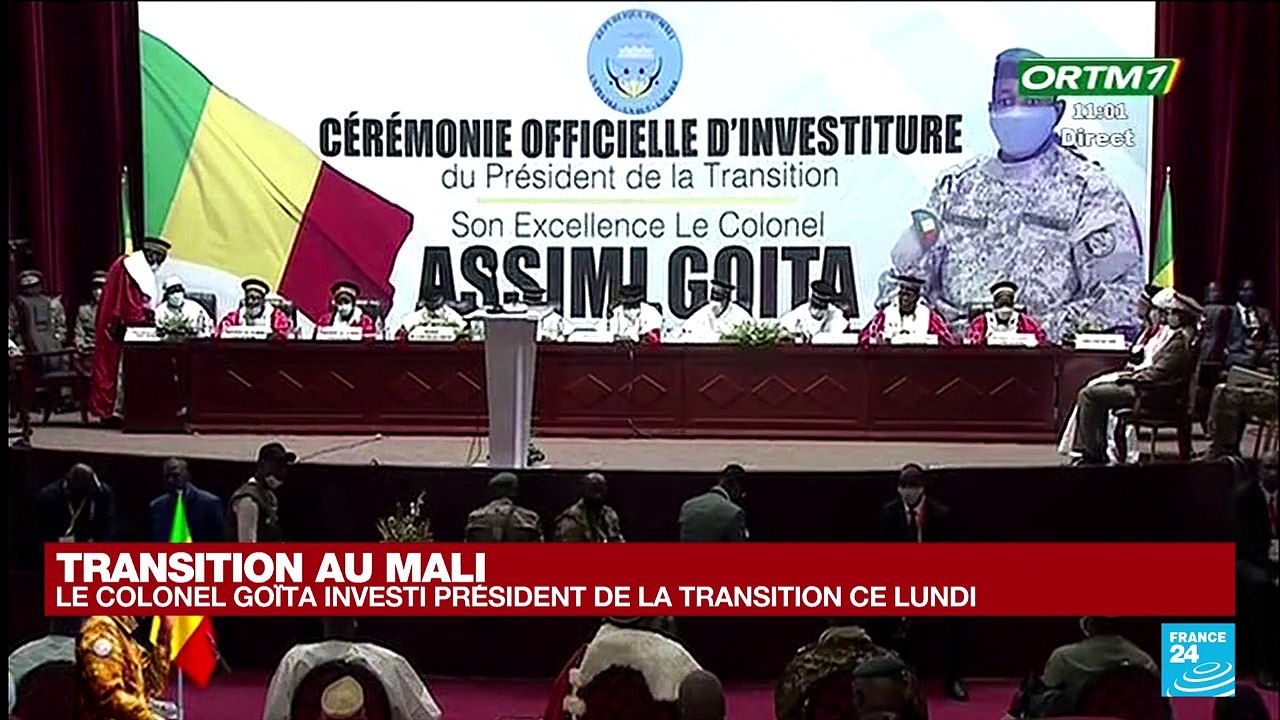 Transition au Mali : la cérémonie d'investiture d'Assimi Goïta commence à Bamako