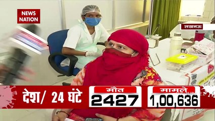 उत्तर प्रदेश : केवल महिलाओं के लिए बनाया गया है गुलाबी टीकाकरण बूथ