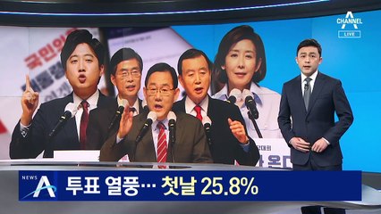 국민의힘 첫날 투표율 25.8%…2년 전 기록 넘었다