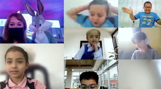 Watch: Students receive an exciting surprise from Warner Bros. World™ Abu Dhabi During virtual classes
