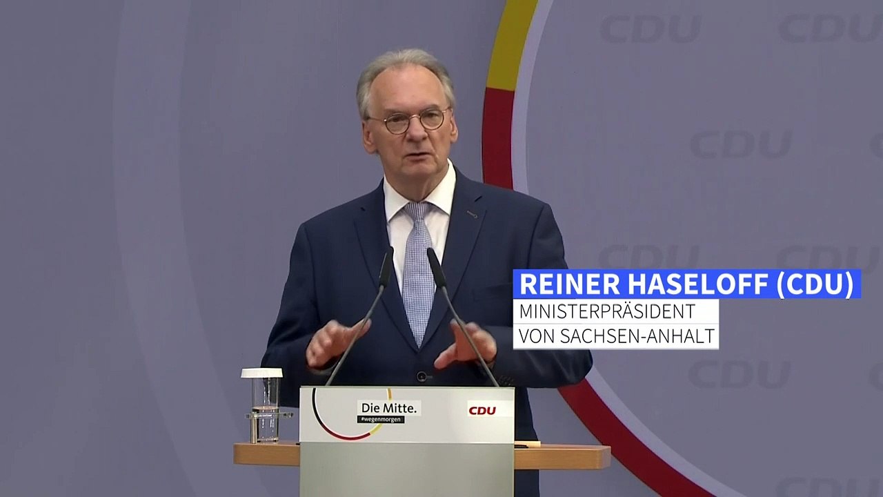 Haseloff: Die AfD muss aus allen Parlamenten raus