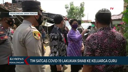 Tim Satgas Covid-19 Lakukan Tracing pada Keluarga Guru SMA 4 Kota Pekalongan