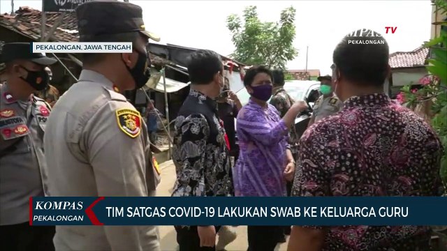 Tim Satgas Covid-19 Lakukan Tracing pada Keluarga Guru SMA 4 Kota Pekalongan