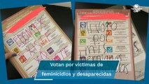 Exigen justicia por víctimas de feminicidios y desaparecidas en urnas electorales