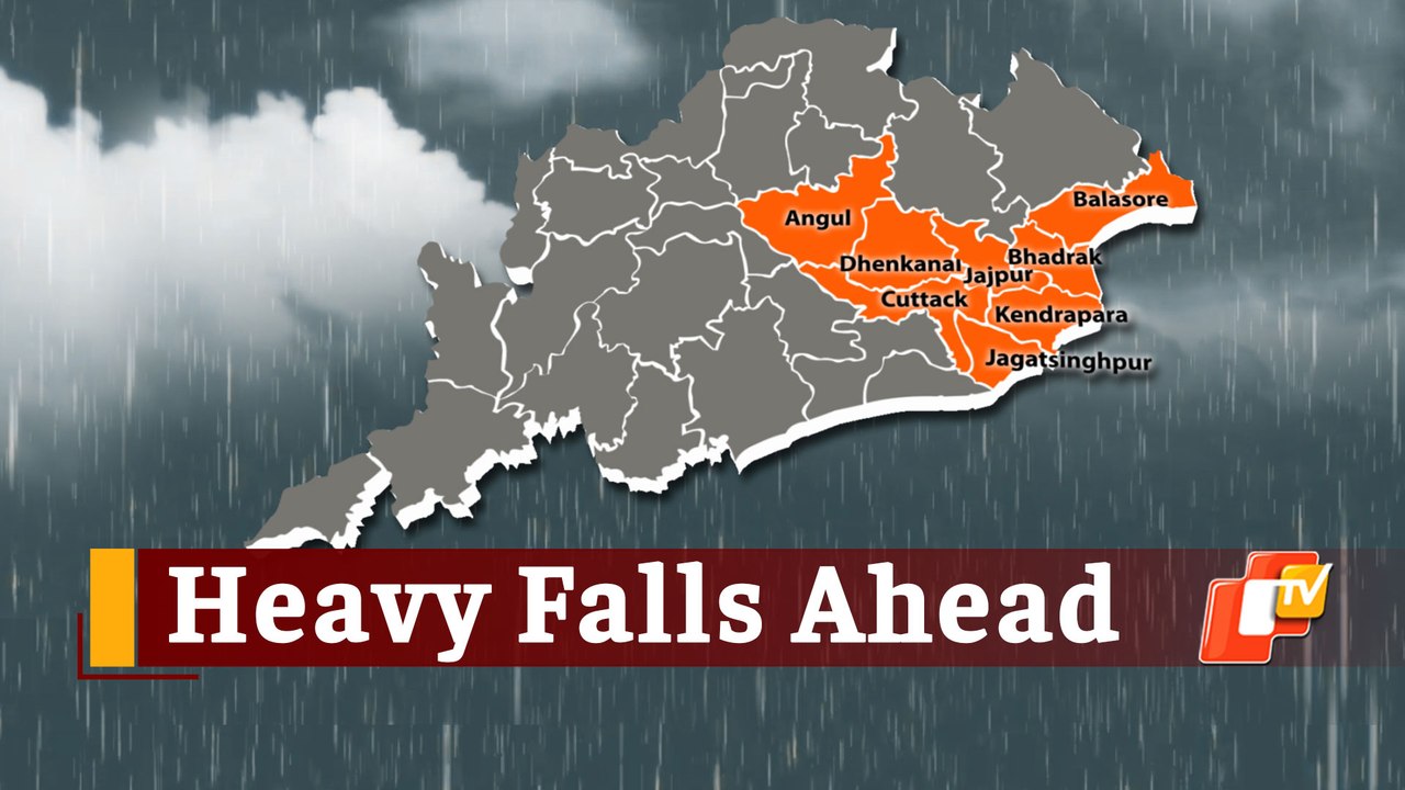 Rainfall Alert: Orange Warning For 8 Districts Of Odisha