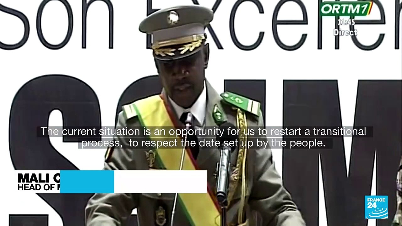 Head of military Junta Assimi Goita sworn in as president