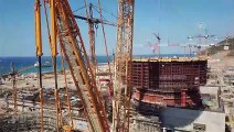 MERSİN - Akkuyu Nükleer Güç Santrali'nin birinci güç ünitesinde çalışmalar sürüyor