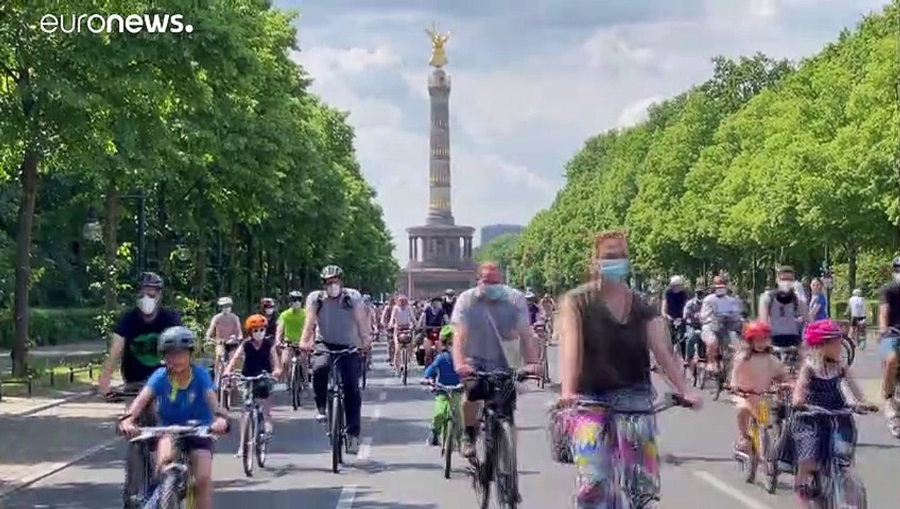 Mehr Platz fürs Fahrrad: 20.000 bei Sternfahrt in Berlin