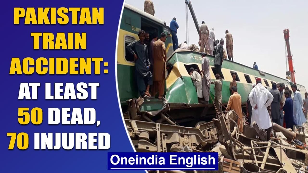 Pakistan: Two passenger trains collide, 50 peop...