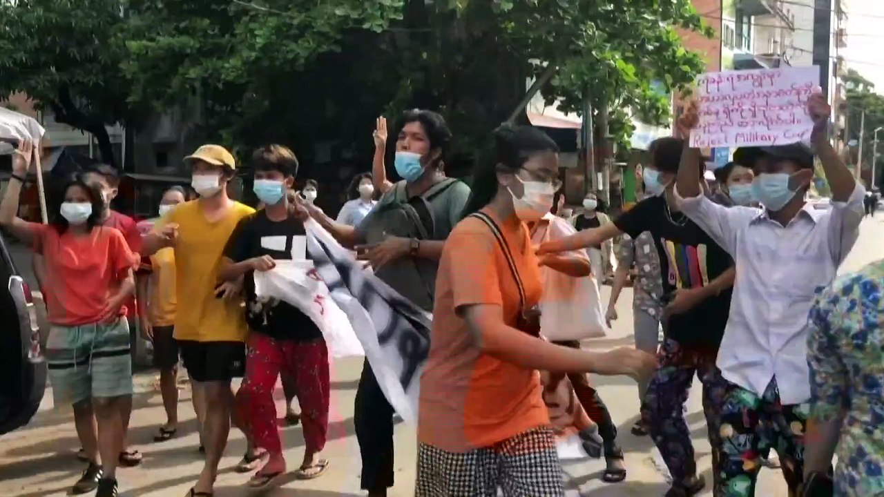 Flashmob für die Demokratie