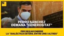 Pedro Sánchez demana 