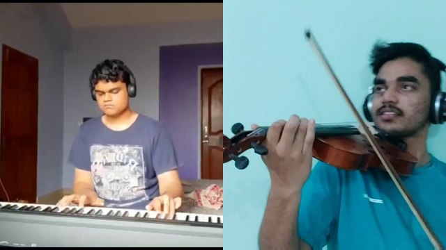 Canon in D ×Memories ( Violin and piano cover ) | maroon 5 | top violin cover | Piano and violin duet | trending ♥