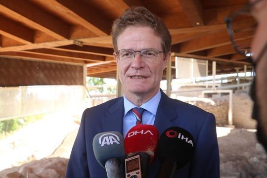 AB Büyükelçisi Nikolaus Meyer-Landrut, Arslantepe Höyüğü'nü ziyaret etti