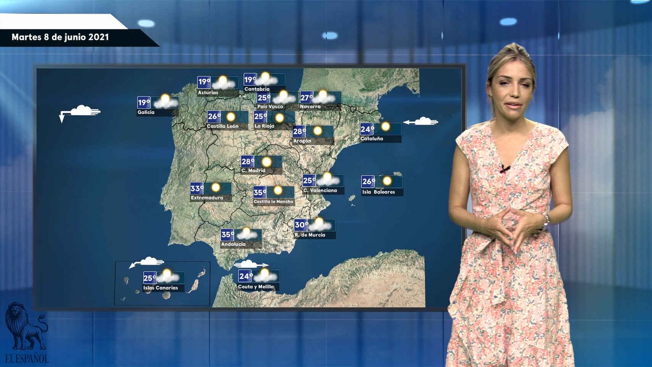 Pronóstico para el 8 de junio.