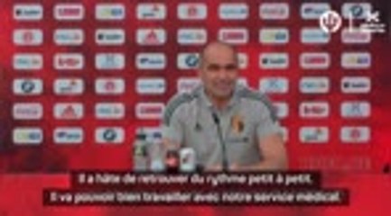 Belgique - Martinez : "Je ne compte pas sur De Bruyne pour le premier match, mais..."