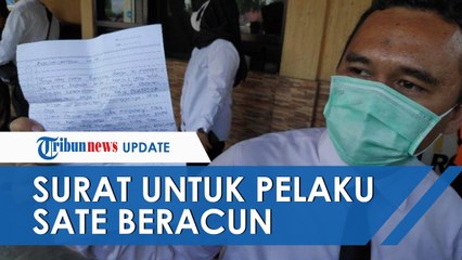 Pengemudi Ojol Ayah Korban Sate Sianida Tulis Surat untuk Pelaku, 'Saya Berikan Maaf ke Anda'