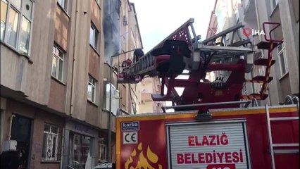 Elazığ’da yangın paniği: 3 kişi dumandan etkilendi