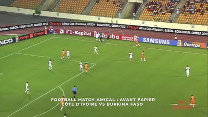 Journal Des Sports| Foot match amical: Avant papier Côte D'ivoire vs Burkina