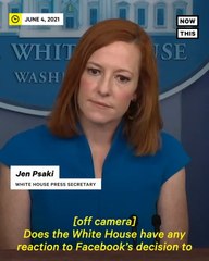 Jen Psaki Responds to Trump's Extended Facebook Ban
