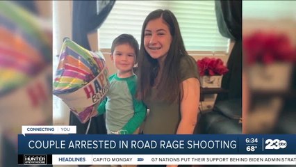 Couple arrested in road rage shooting