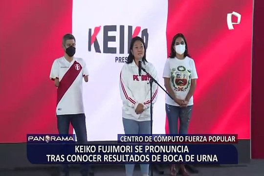 Keiko Fujimori: Invoco a la prudencia, a la paz de ambos grupos políticos