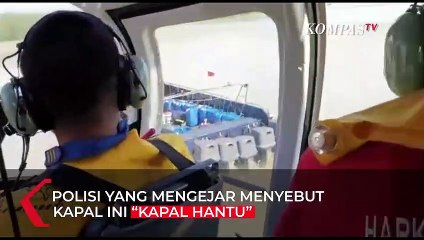 Detik-detik Polisi Kejar Kapal Hantu di Bangka Belitung, Diduga Bawa Barang Ilegal