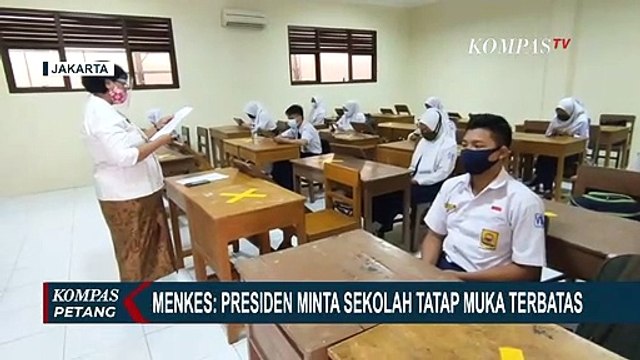Menkes: Presiden Jokowi Minta Sekolah Tatap Muka Terbatas