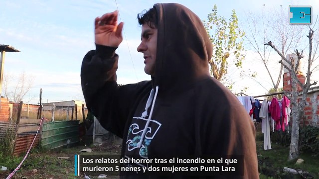 Los relatos del horror tras el incendio en el que murieron 5 nenes y dos mujeres en Punta Lara