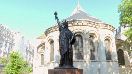 France sends smaller replica of Statue of Liberty to US
