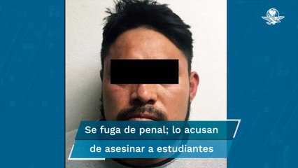Se fuga de penal presunto asesino de tres estudiantes y chofer de Uber en Puebla