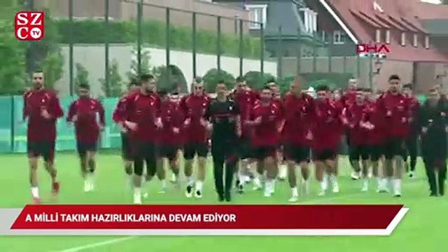 A Milli Takım, İtalya maçının hazırlıklarına devam etti