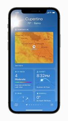 Apple - Weather app iOS 15