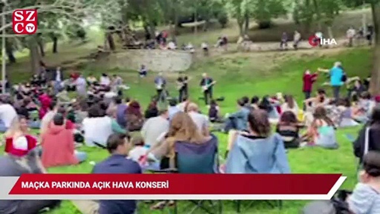 Maçka Parkı'nda açık hava konseri