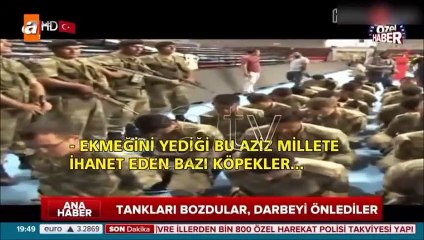 Kahraman binbaşı darbeci hainleri yerin dibine soktu