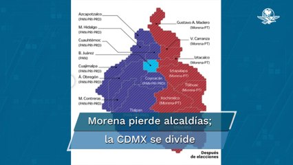 Así quedó el mapa electoral en CDMX