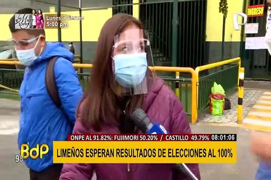 Plaza Norte: diversas opiniones tras primeros resultados oficiales de elecciones