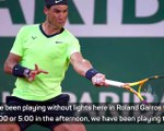 Roland Garros lighting distracts Nadal in Sinner win