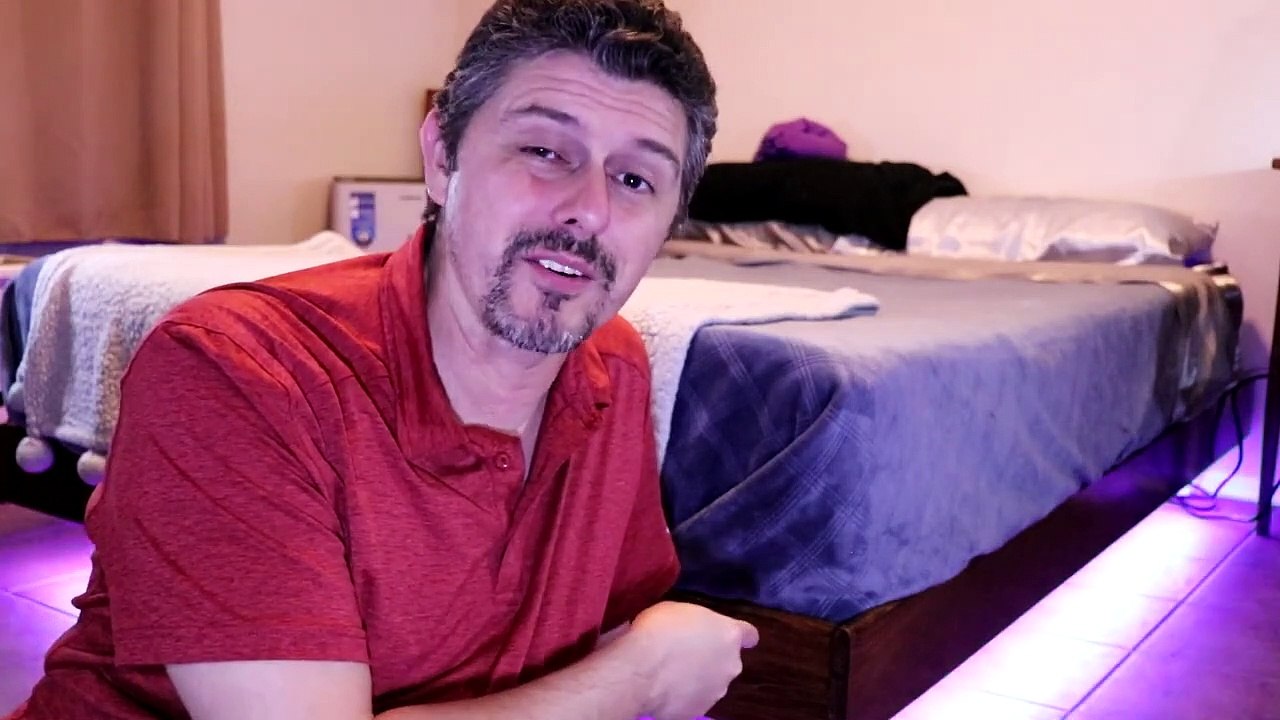 Floating Platform Bed With Led Diy Queen Frame Dimensions