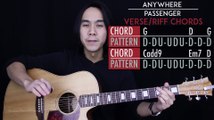 Anywhere Guitar Tutorial Passenger Guitar Lesson Tabs + Chords + Guitar Cover