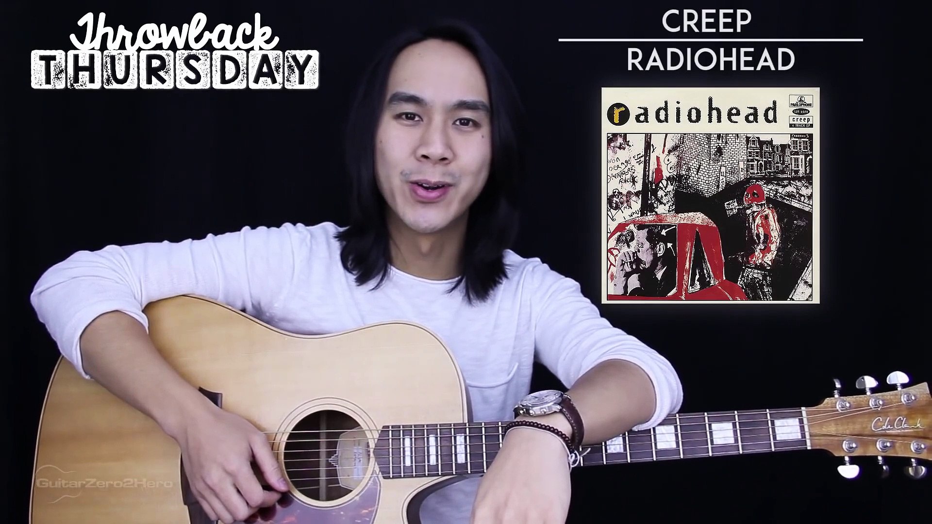 Creep Guitar Tutorial Radiohead Guitar Lesson Easy Chords + Guitar Cover -  video Dailymotion